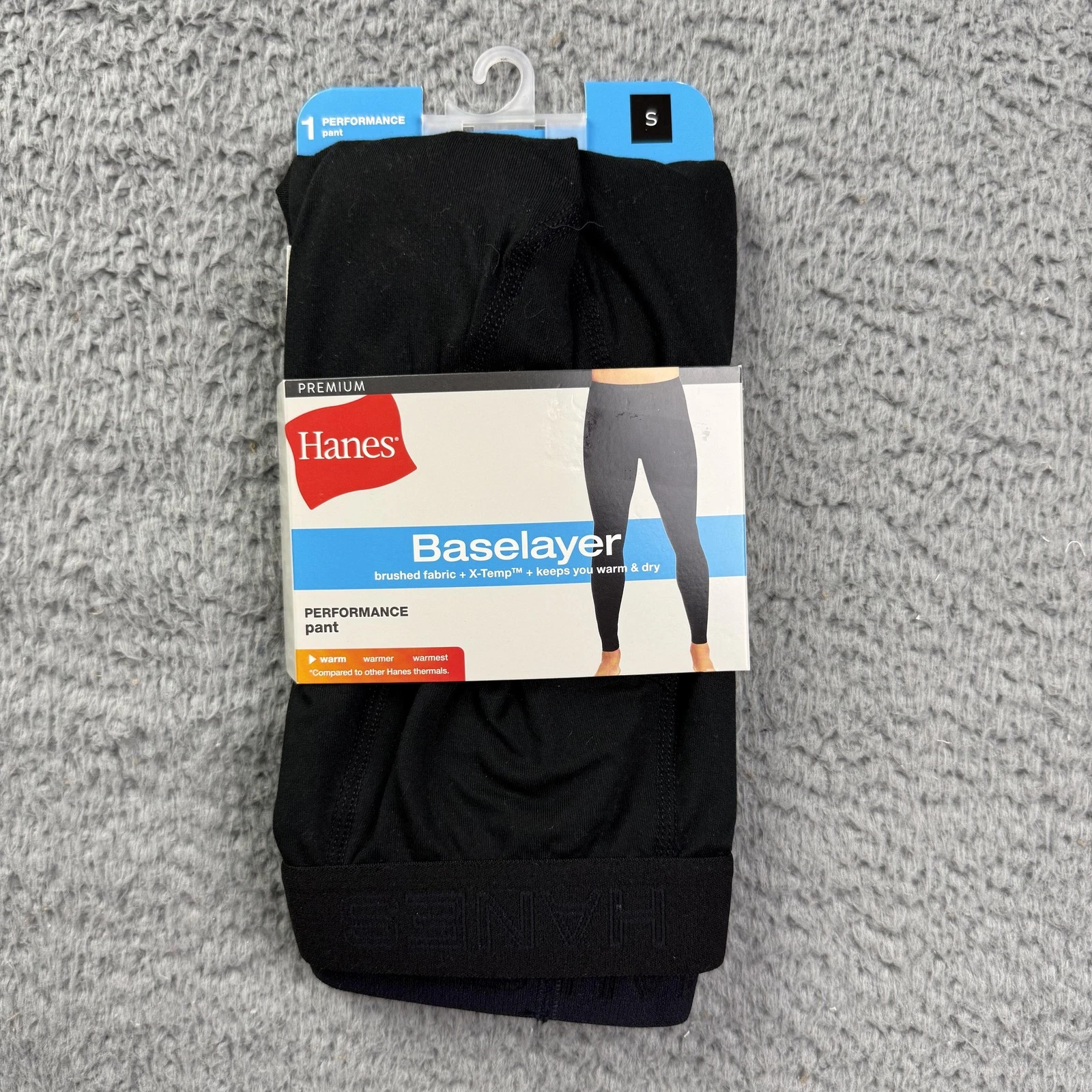 Hanes Baselayer Pant Mens Small S Black Performance Stretch Thermal Long Johns
Opens in a new window