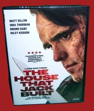 NEW MATT DILLON RILEY KEOUGH THE HOUSE THAT JACK BUILT HORROR MOVIE DVD 2019
