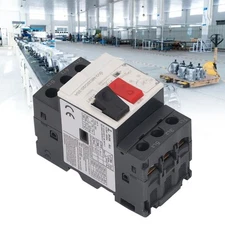 Motor Circuit Breaker 3P Overload Protection Switch Easy Install For AC-3 HOT