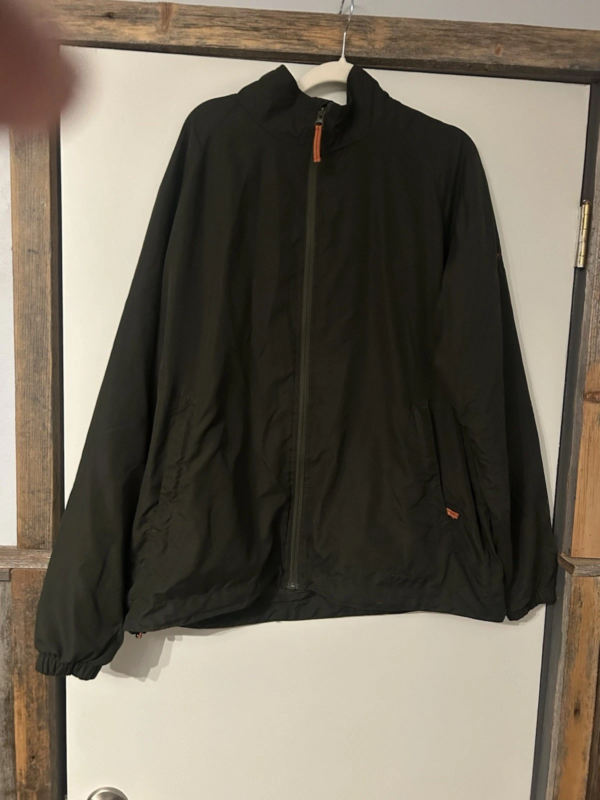 NEW Cabelas Jacket Mens LG TALL Jacket Coat Windcrest Lightweight 1/4 Zip Casual