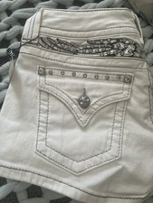 Gorgeous Miss Me Shorts w/rhinestone studded Wings NWT Size27