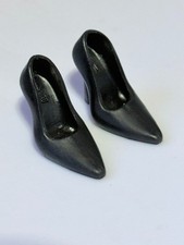 Barbie Basics Black Close Toe Heels Shoes