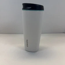 Owala, Smooth Sip Slider, 20 oz, Shy Marshmallow Stainless Steel Coffee Travel