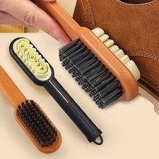 Professional Suede Brush Double Sided Design for Shoe Care Maintenance