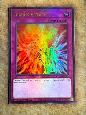 Yugioh Icarus Attack L5DD-ENC23 Ultra Rare 1st Ed NM