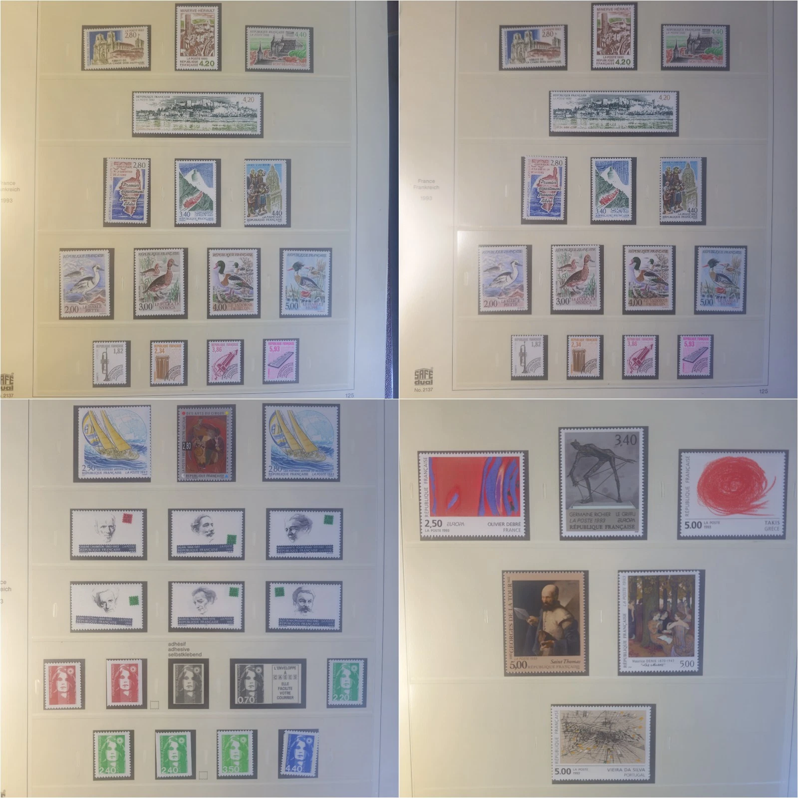Album SAFE F5 Timbres France - Superbe collection