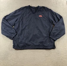 Peterbilt Jacket Mens Large Sport-Tek Windbreaker Pullover Lined Zip Pockets