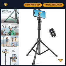 62" Extendable Phone Tripod Selfie Stick with Wireless Remote - Perfect for Ph