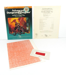 Dungeons Dragons MV1 Midnight On Dagger Alley Has Viewer 1984 TSR9104 Original