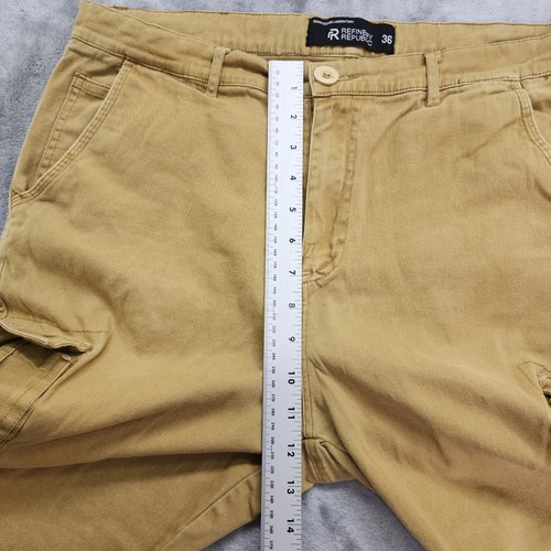 Refinery Republic Shorts Mens 36 Tan Cargo Utility Outdoors Summer Casual Work - 第 7/10 張圖片