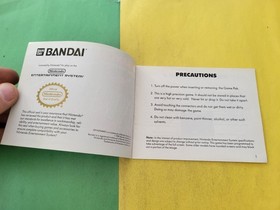 Dynowarz NES Original Manual No Game Nintendo