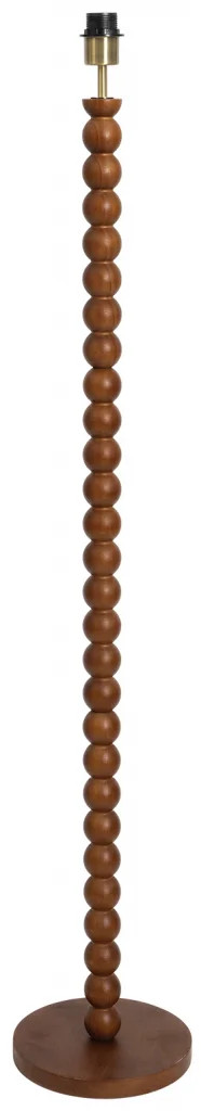 Lamp Base Wood Ballina Floor Light Walnut Only Oaks Lighting FS 9636 WC