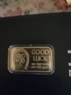 Ussc Good Luck 1 Oz .999 Silver Art Bar