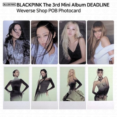 BLACKPINK DEADLINE weverse jp特典トレカ4枚 BLACKPINK 3rd Mini Album DEADLINE Weverse POB Photocard | eBay