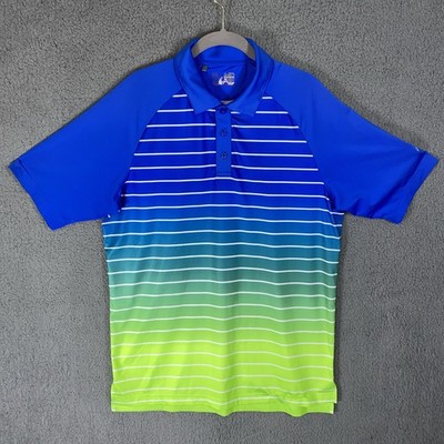 Under Armour  Polo Golf Shirt Men s Sz M  Gradient Transition Color Performance