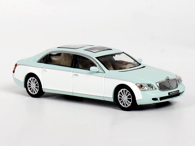 MB Mercedes Benz Maybach 62 - turquoise/white - Stance