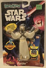 1994 Topps Bend Ems STAR WARS Figure w/ Card - TUSKEN RAIDER  (JY25)
