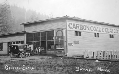 General Store Carbon Coal & Clay Co Bayne Washington WA - Reprint