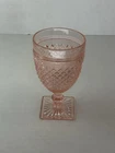 Anchor Hocking Pink Miss America 5 1/2” 10oz Water Goblet Depression Glass