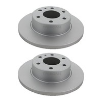 2 Bremsscheiben Voll Ø 296 Mm Triscan Bremsen-Expertise FüR U.A. Iveco Daily