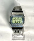 Vintage Seiko A239–502A World Time Alarm LCD Digital Watch-Nice Condition!