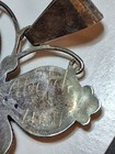 Zuni 2" Buttfly Pendant (5.40)  Artist Signed L. AHIYITE Sterling Silver 925 — photo 4