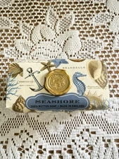 Michel Design Large 8.7 oz Artisanal Bar Bath Soap Shea Butter Seashore Ocean