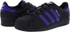 Adidas Superstar Womens Sneaker Running Shoe Multi Size Black Purple IE3000