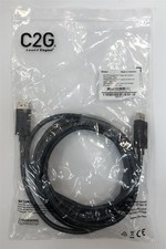 Lot of 5 C2G 54403 DisplayPort Male to DisplayPort Male 15Ft Cable w Latches