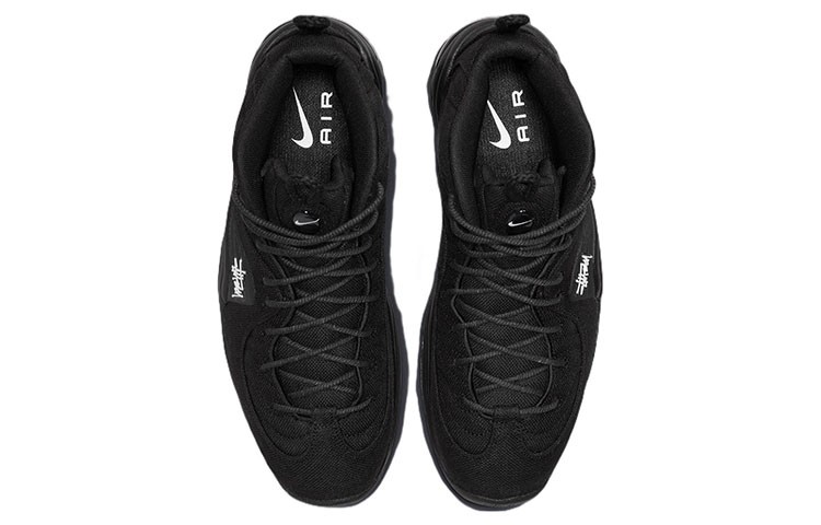 Size 9.5 - Stussy x Nike Air Penny 2 Black for sale online | eBay