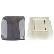 Driver Side Bottom Replacement Cloth Seat Cover  Driver Medium Quartz Gray