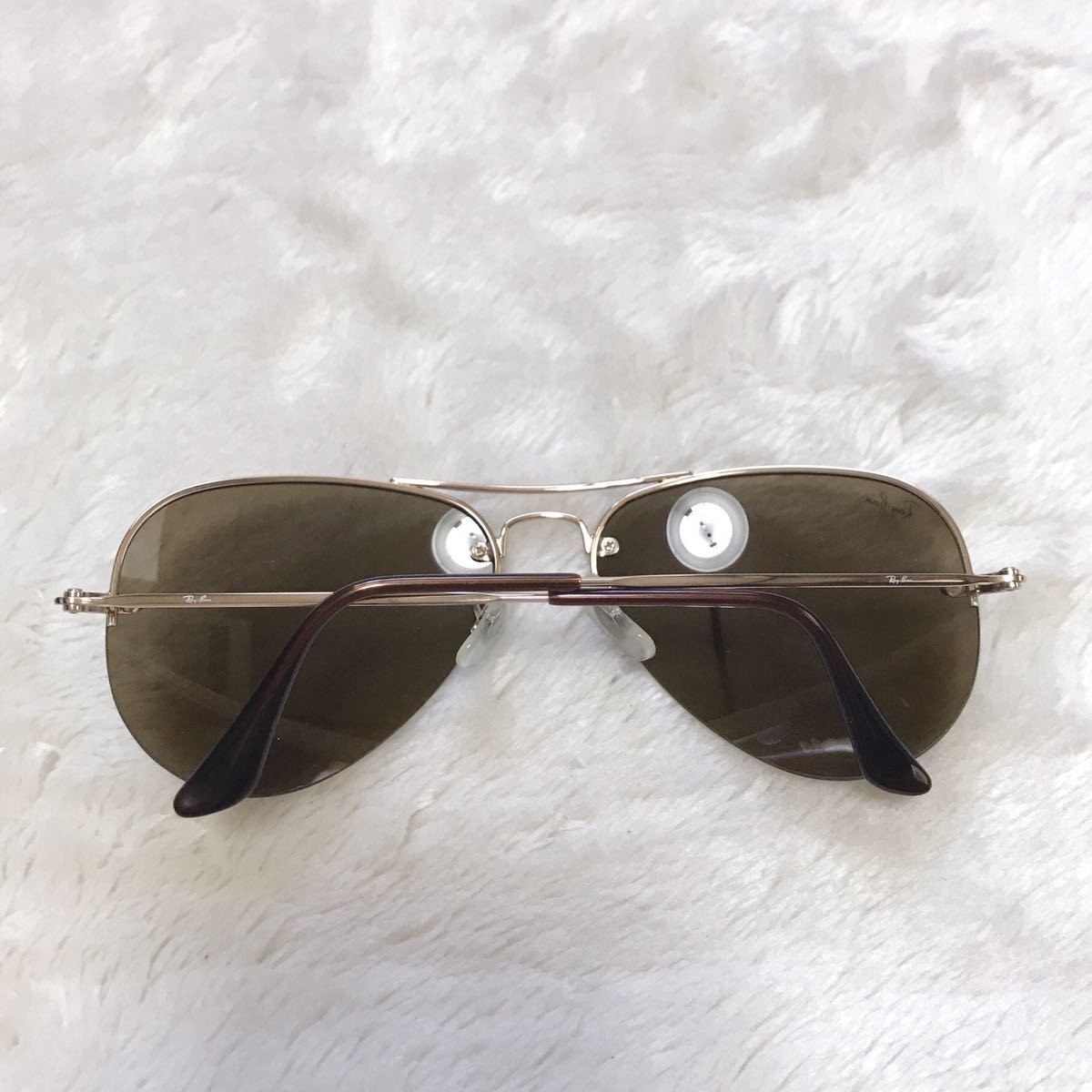 Ray-Ban RB3214 001/73 RIMLESS AVIATOR Sunglasses 59□14 with