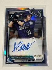 2024 Bowman Chrome 1st Aidan Smith Refractor Auto 456/499 #CPA-ASM Mariners