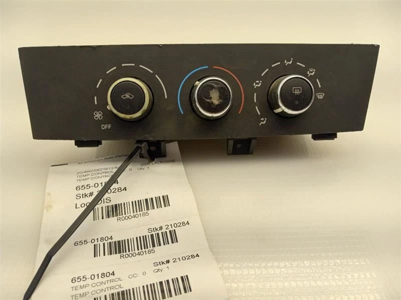 Опция ручного управления температурой C67 05-09 Buick Allure 15835326 - Изображение 2 из 4