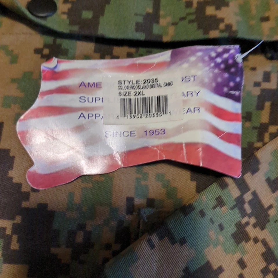 Rothco Camoflauge Coveralls Mens 2XL  Hunting Military style camo. NWT - Image 2 of 4