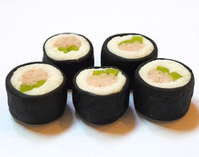 100 Dollhouse Miniature Tuna Sushi Rolls Doll Mini Tiny Food Set Wholesale Lot