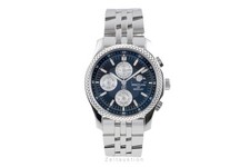 Breitling Bentley Mark VI chronographe acier / platine automatique montre pour h