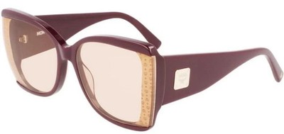 NEW MCM 710S 511 Aubergine (Eggplant) Sunglasses with Visetos & MCM Case