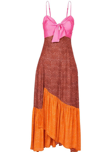 ViX Paula Hermanny Piper Bia Long Dress NWT size Small $398 Multi-color
