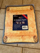 AMPAD DESIGNER PC PAPER - SCROLL DESIGN - 8.5" x 11" - 25 SHEETS - SEALED