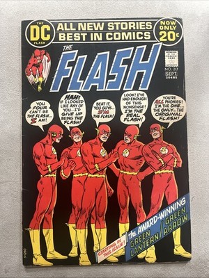 THE FLASH #217 1972 GREEN LANTERN & GREEN ARROW APPEARANCES 20¢ DC COMICS