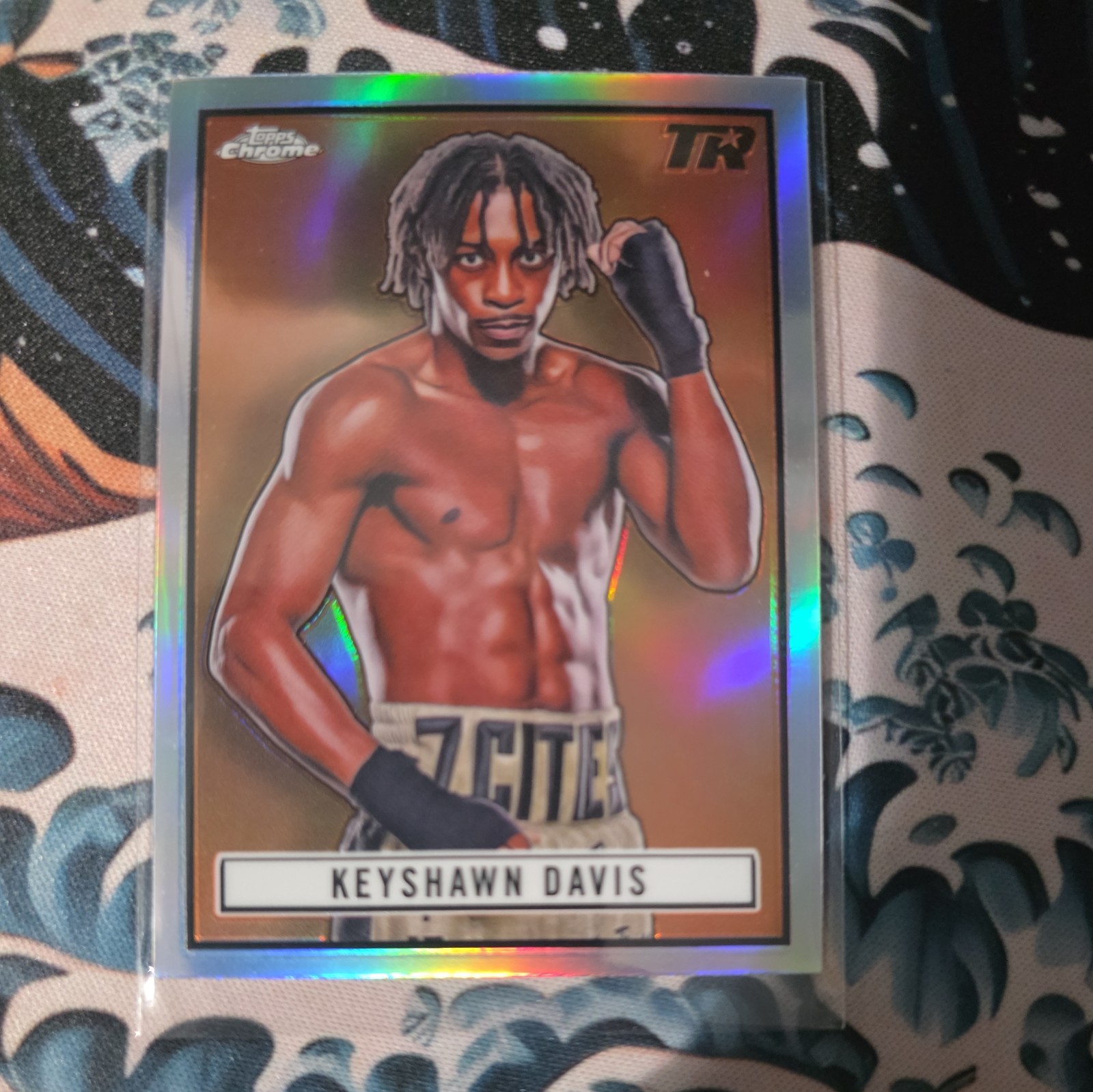 2024 Topps Chrome Boxing KEYSHAWN DAVIS Rookei Refractor #5