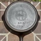 Griswold #9 Cast Iron Skillet Slant Logo with Heat Ring