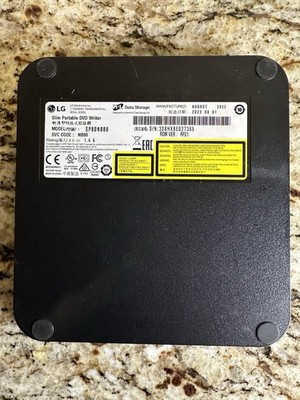 LG SP80NB80 External Drive DVD Writer & Playback No Cords Item Only