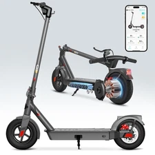 SISIGAD Electric Scooter Adults 10" Tires, 600W Peak Motor,Folding E-Scooter NEW