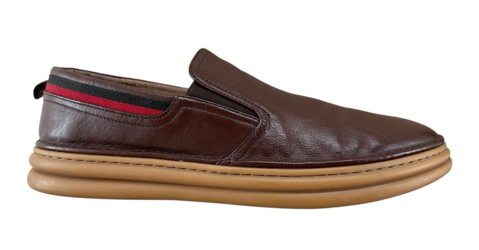 Stacy Adam’s men’s Delmar Slip On Sneaker Chocolate Flats Size 11 M