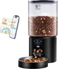 5L 5G WiFi Automatic Cat Feeder with Sealed Outlet Timed Cat Food Dispenser US