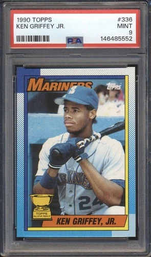 1990 Topps Baseball Ken Griffey Jr. #336 PSA 9 MARINERS MINT HOF