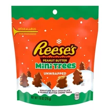 Reese's Unwrapped Milk Chocolate Peanut Butter Creme Mini Trees 7.6 oz
