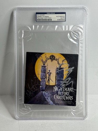 Danny Elfman Signed Nightmare Before Christmas CD Soundtrack PSA 83899649 - 第 1/2 張圖片